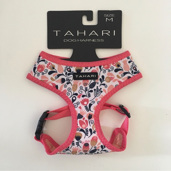 Tahari Dog New Tahari M Pet Dog Harness Floral For Medium Dogs Poshmark